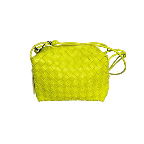 Bottega Veneta NWT Mini Loop Intrecciato Camera Bag in Acid Kiwi - Picture 3 of 16